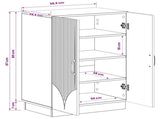 Shoe Cabinet HOORN 59.5 x 39.5 x 87 cm Engineered Wood 897310