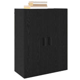 Wall Cabinet Black Oak 69.5 x 34 x 90 cm Engineered Wood 879518