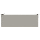 2-Piece Bench Cushions SOEST 2 pcs 100% Polyester Grey 950337