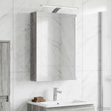 Bathroom Mirror Cabinet Grey Sonoma 40 x 10.5 x 60.5 cm 889036