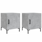 ZNTS Bedside Cabinets 2 pcs Concrete Grey 40x40x50 cm Engineered Wood 827573