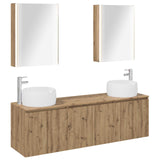 Bathroom Cabinet Set 5 pcs Artisan Oak Engineered Wood 3406534