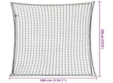 Trailer Net with Elastic Rope Black 3.5x3 m PP 4012287