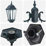 Garden Light Vintage Brushed Green 68 x 20 x 235 cm 42000342