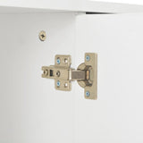 Sideboard High Gloss White 107x35x80.5 cm 283718