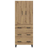 Highboard with Drawer 2 pcs Artisan Oak 69.5 x 34 x 180 cm 3416014