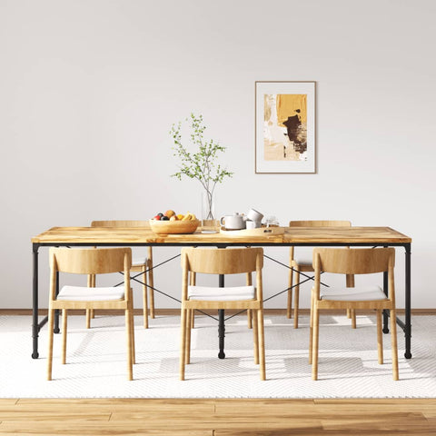 ZNTS Dining Table Solid Mango Wood 240 cm 243992