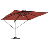 Roma Parasol Red 286 x 284 x 270 cm Aluminium and Polyester 42003358