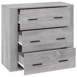 Sideboard Grey Sonoma 80x33x70 cm Engineered Wood 816582