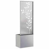Garden Privacy Screen Sliver 50 x 32 x 150 cm Stainless steel 876480