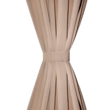 2 pcs Cream Slot-Headed Blackout Curtains 135 x 245 cm 130374