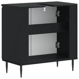Bathroom Sink Cabinet ZWOLLE Black 59.5 x 31.5x 59 cm 896346