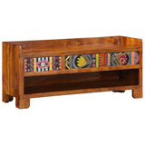 Shoe Bench Honey Brown 100 x 35 x 45 cm Acacia Solid Wood 4016525