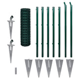 Euro Fence Steel 10x1.0 m Green 140557