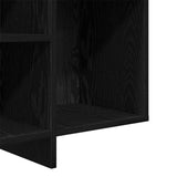 Sideboard Black Oak 120 x 30 x 75 cm Engineered Wood 875037