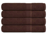 Bath Towels "FROGN" 4 pcs Brown 100x150 cm 360 gsm 136765