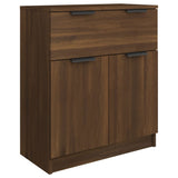 3 Piece Sideboards Brown Oak Engineered Wood 3115803
