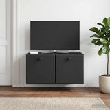 Wall-Mounted TV Cabinet 59.5 x 31 x 30 cm Black Engineered Wood 899216
