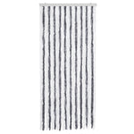ZNTS Insect Curtain Grey and White 90x200 cm Chenille 315124