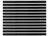 Self-adhesive Door Brush Seals 12 pcs White 100 cm 42019531
