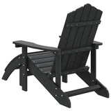Garden Chair Anthracite HDPE Standard Size Detachable 318646
