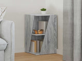 Side Shelf Grey Sonoma 33 x 32 x 70.5 cm Engineered Wood 892413