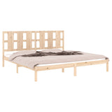 Bed Frame without Mattress 200x200 cm Solid Wood Pine 3105620
