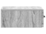 Wall-Mounted Bedside Cabinet 2 pcs Grey Sonoma Engineered Wood 899288