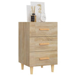 Bedside Cabinet Sonoma Oak 40x40x66 cm Engineered Wood 812081