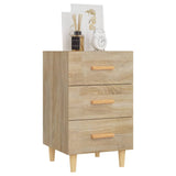 Bedside Cabinet Sonoma Oak 40x40x66 cm Engineered Wood 812081