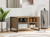 Shoe Cabinet Artisian Oak 60 x 35 x 44 cm Engineered Wood 886461