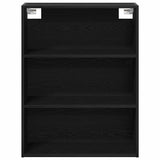 Highboard Black Oak 69.5 x 34 x 180 cm Engineered Wood 3333092