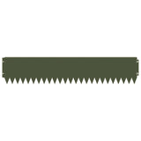 Lawn Edging 20 pcs 103 x 20 cm Steel Olive Green 8008381