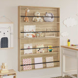 Magazine Rack 2 pcs Sonoma Oak 100 x 12 x 70 cm Engineered Wood 890855
