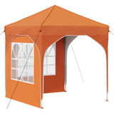 Pop-up Party Tent 192 x 192 x 245 cm Orange 42019833