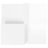 Coffee Tables 2 pcs High Gloss White Engineered Wood 3216155