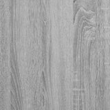 Wardrobe with Wheels Grey Sonoma 102x38x110 cm Engineered Wood 848036