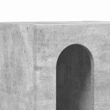 Bedside Table Concrete Grey 40 x 35 x 50 cm Engineered Wood 891250