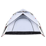 Camping Tent Dome 3-Person White Blackout Fabric Quick Release 4004180