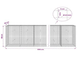 Gabion with 3.5 mm Wire and 5x5 cm Mesh 650x30x100 cm 3462247