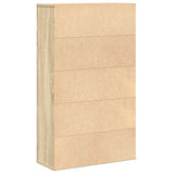 Bookcase Sonoma Oak 60x24x101.5 cm Engineered Wood 860393