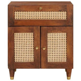 Bedside Tables with Drawer 50 x 33 x 60 cm Solid Mango Wood 4018891