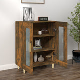 Sideboard Smoked Oak 69.5x34x90 cm Engineered Wood 817333