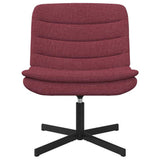 Swivel Chair Wine Red 63 x 75 x 76 cm Fabric 42007353