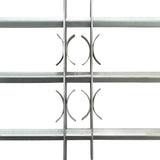 ZNTS Adjustable Security Grille for Windows with 3 Crossbars 700-1050 mm 141383