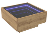 Coffee Table Artisan oak 40 x 40 x 30 cm Engineered wood 879657