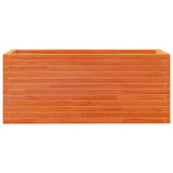 Garden Planter Wax Brown 110x40x45.5 cm Solid Wood Pine 847275