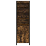 Tall Cabinets Smoke Oak 60 x 36 x 200 cm Engineered Wood 3403030