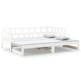 Pull-out Day Bed without Mattress White 2x cm 820228