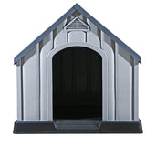 Dog House Grey 92x87x91 cm Plastic 337894
